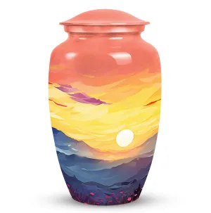 Mountains Urns for Cremation Ashes - A Unique Memorial Gift for Adults and Seniors