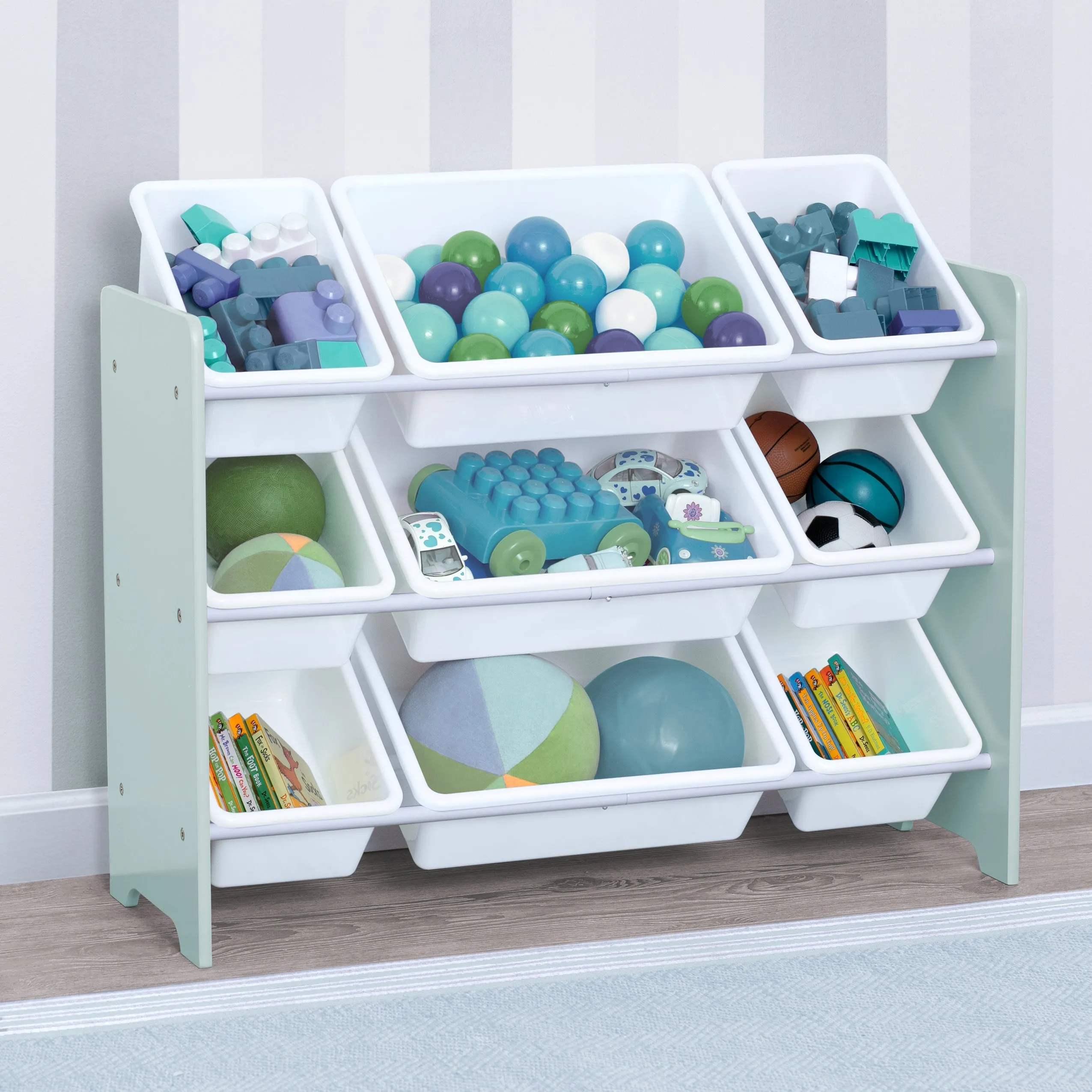 MySize 9 Bin Plastic Toy Organizer