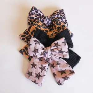New Animal Print Party Bows