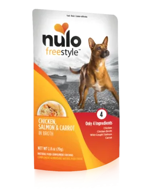 Nulo FreeStyle Chicken, Salmon & Carrot in Broth Recipe for Dogs