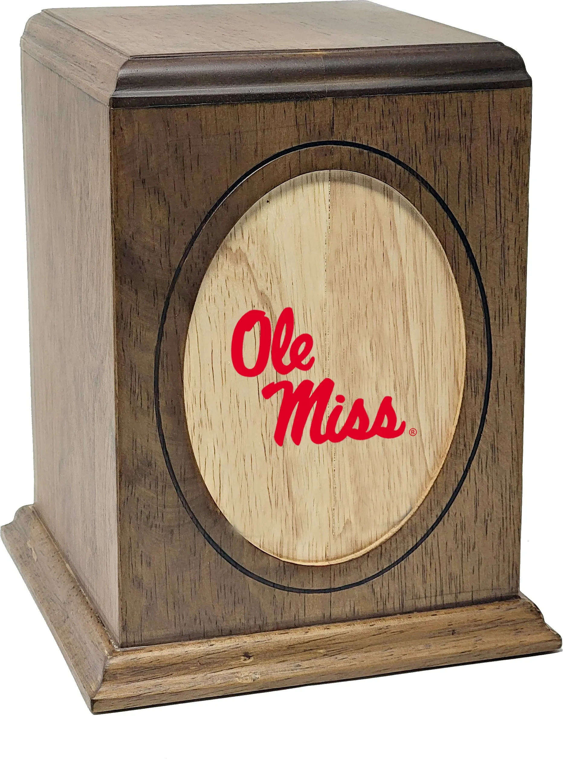Ole Miss Rebels College Cremation Urn - Blue