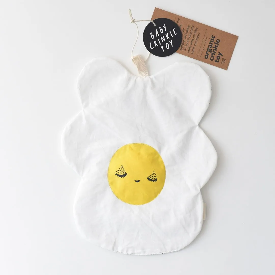 Organic Crinkle Toy Egg