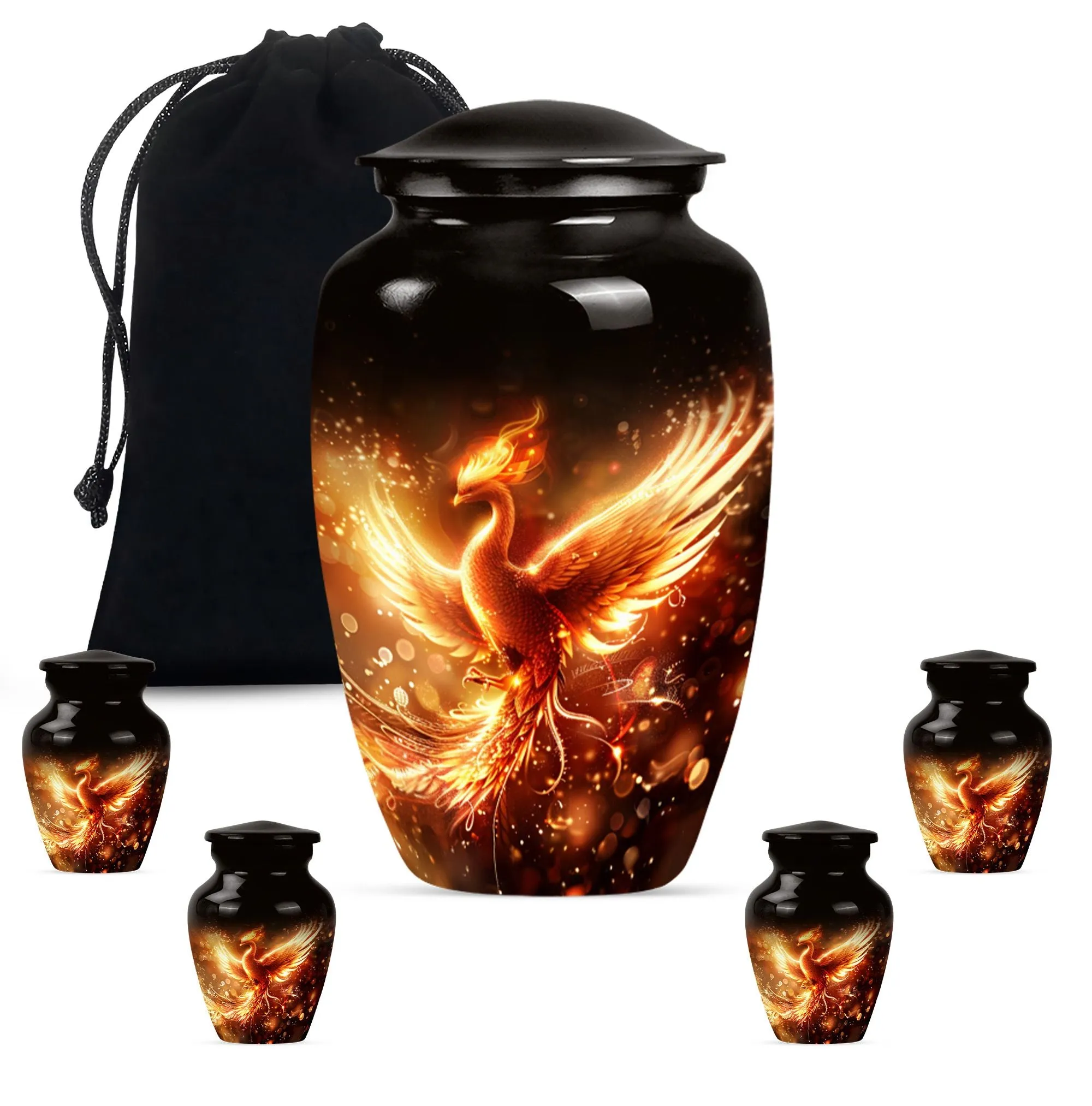 Phoenix Urn Odyssey: Unique Personalized Memorial Cremation Urn