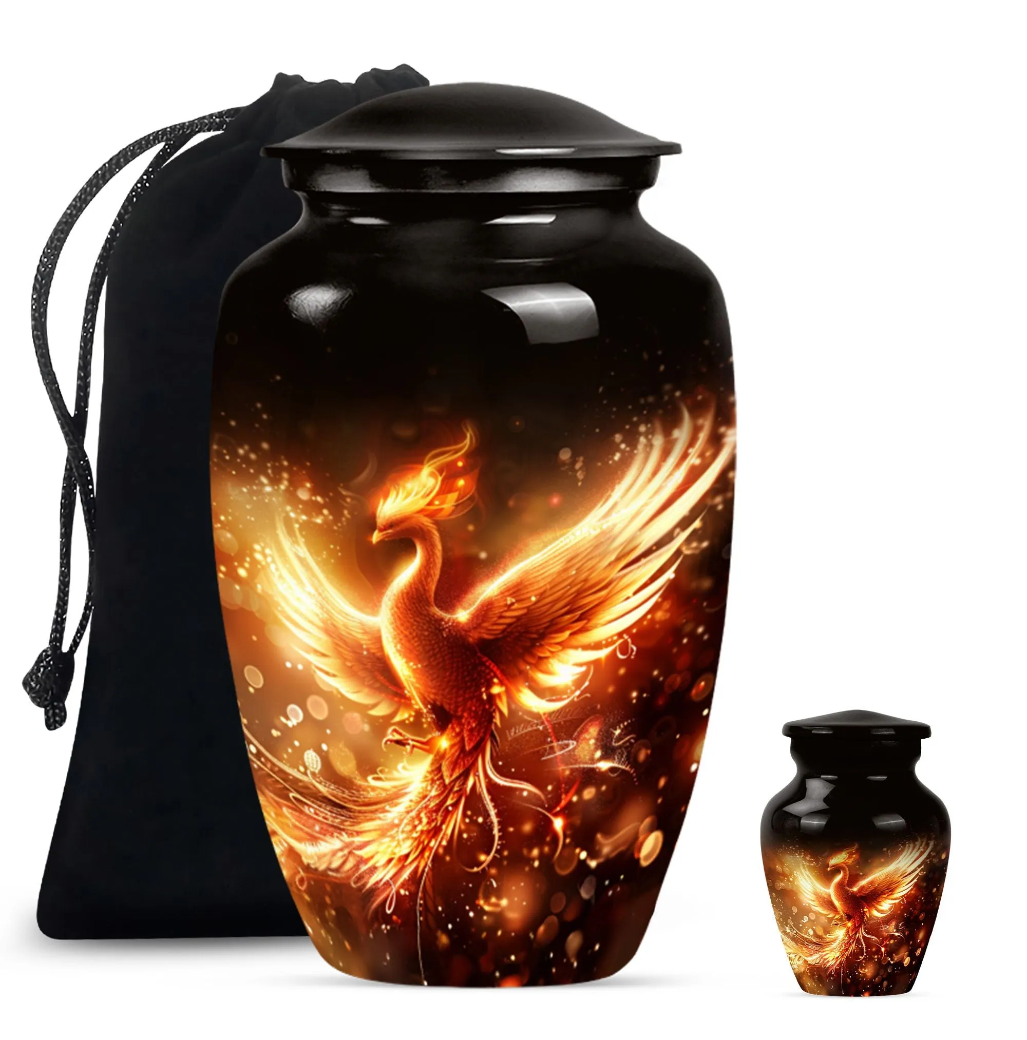 Phoenix Urn Odyssey: Unique Personalized Memorial Cremation Urn