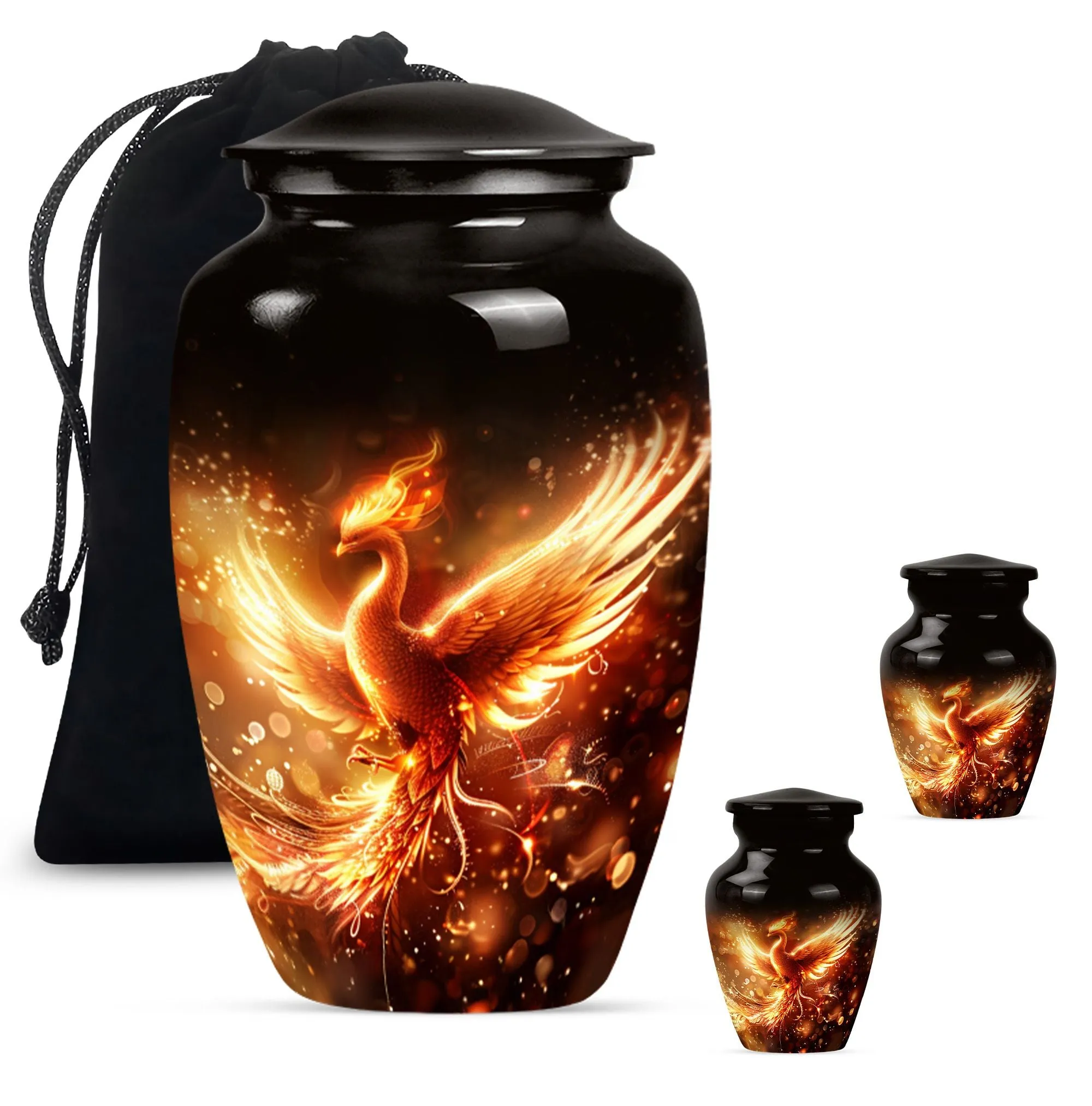 Phoenix Urn Odyssey: Unique Personalized Memorial Cremation Urn