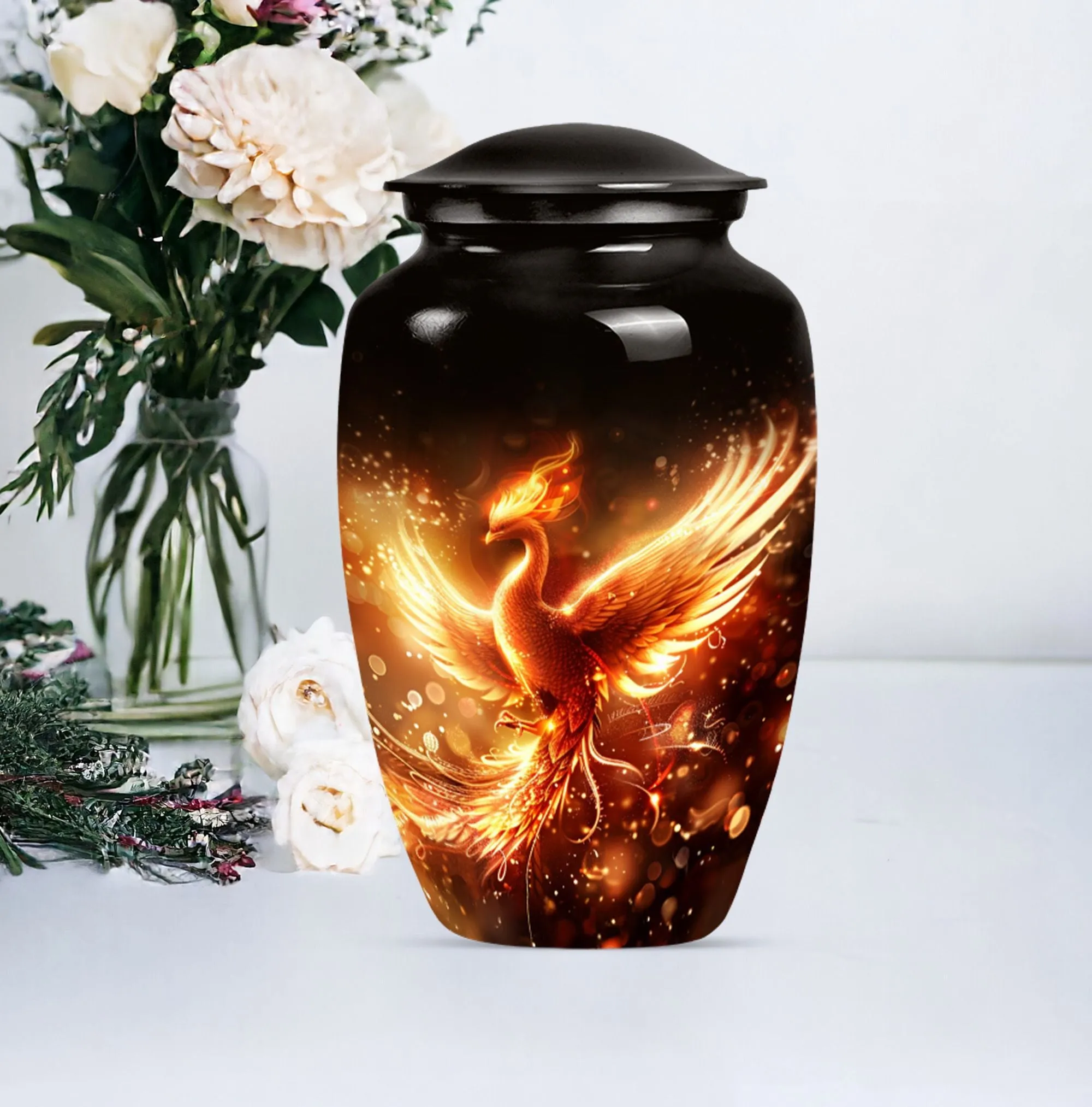 Phoenix Urn Odyssey: Unique Personalized Memorial Cremation Urn