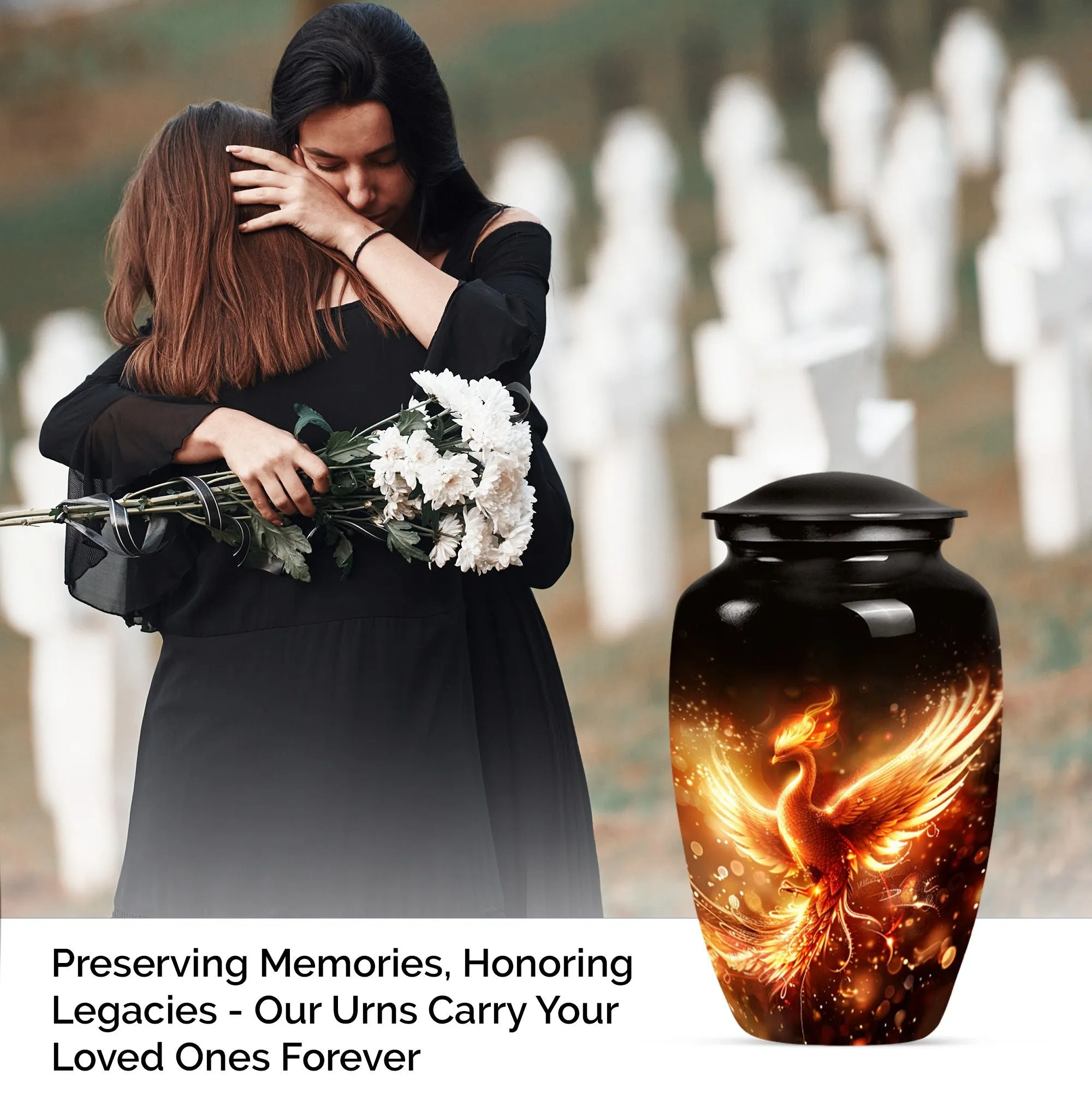 Phoenix Urn Odyssey: Unique Personalized Memorial Cremation Urn