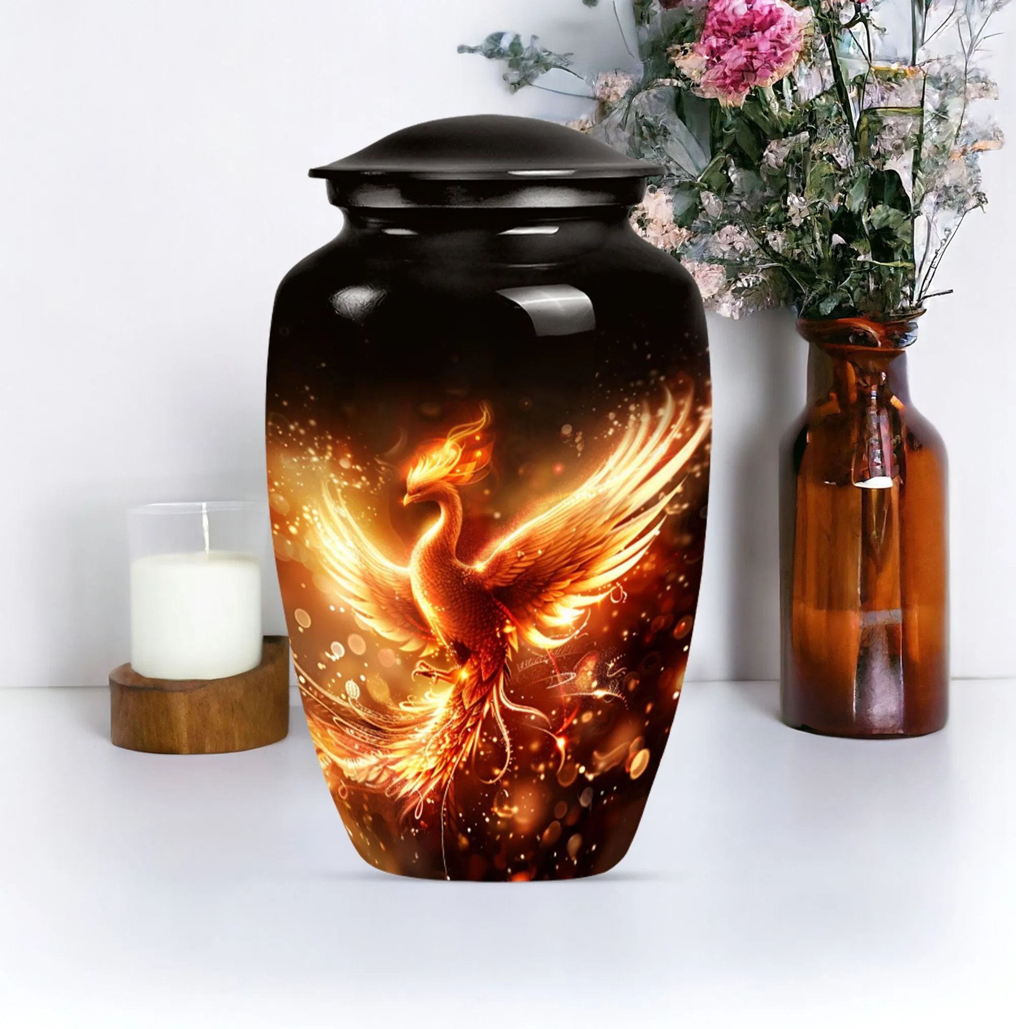 Phoenix Urn Odyssey: Unique Personalized Memorial Cremation Urn
