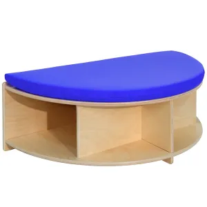 Read-A-Round Half Circle Bench | Comfortable Seating with Built-In Storage