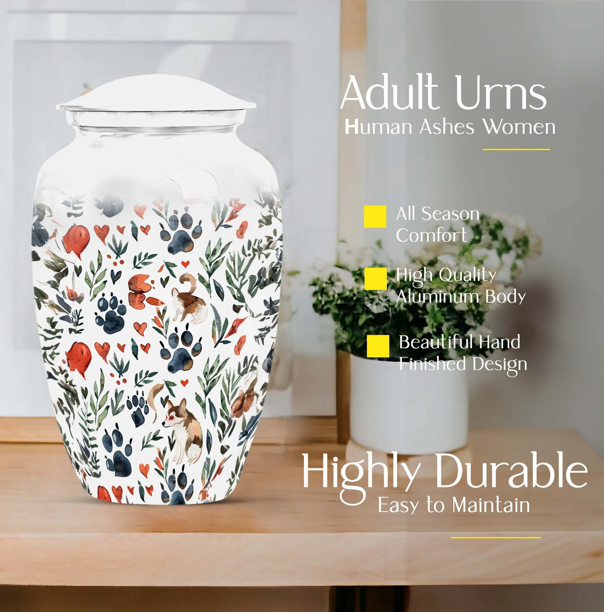 Remembrance Keepsake - Feminine Memorial Urns for Ashes