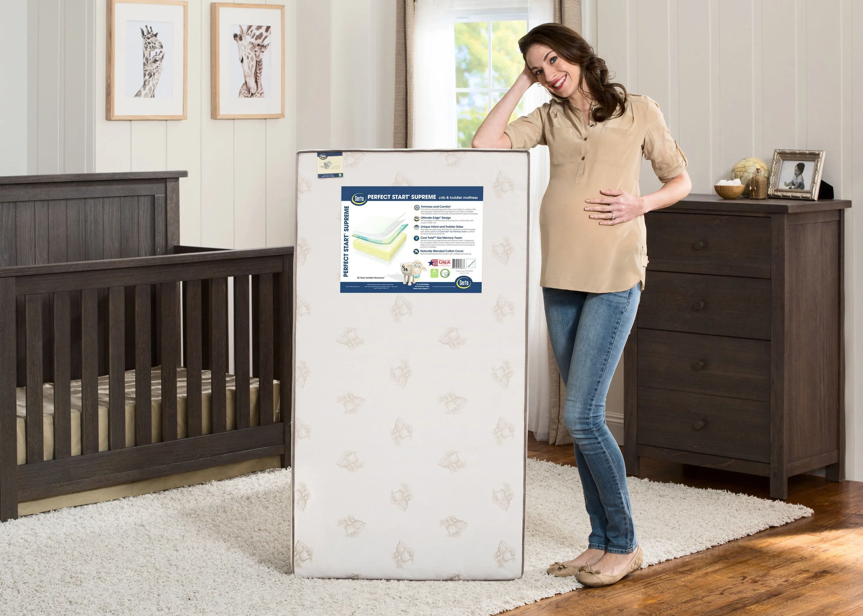 Serta Perfect Start® Supreme Crib & Toddler Mattress