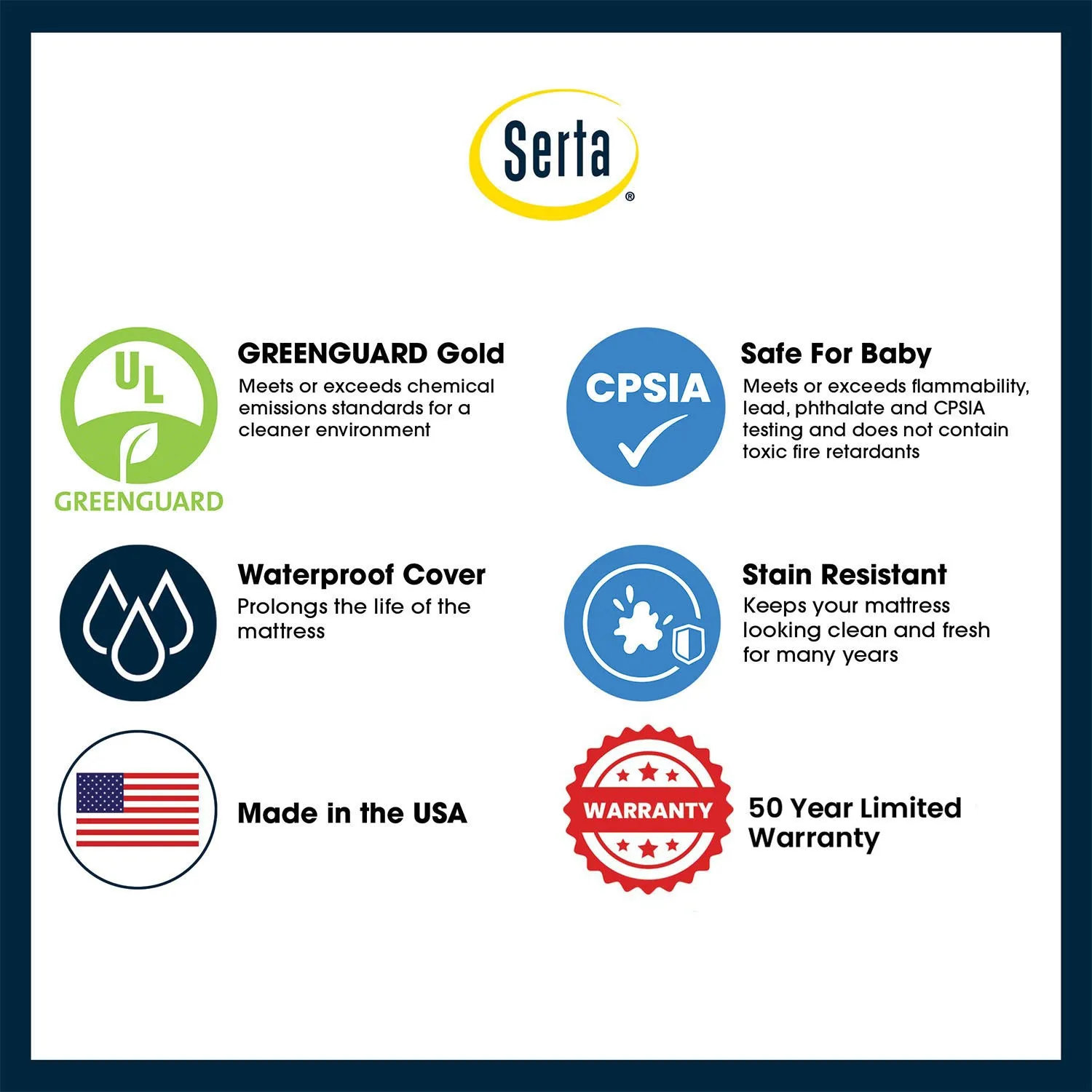 Serta Tranquility™ Eco Firm Crib & Toddler Mattress