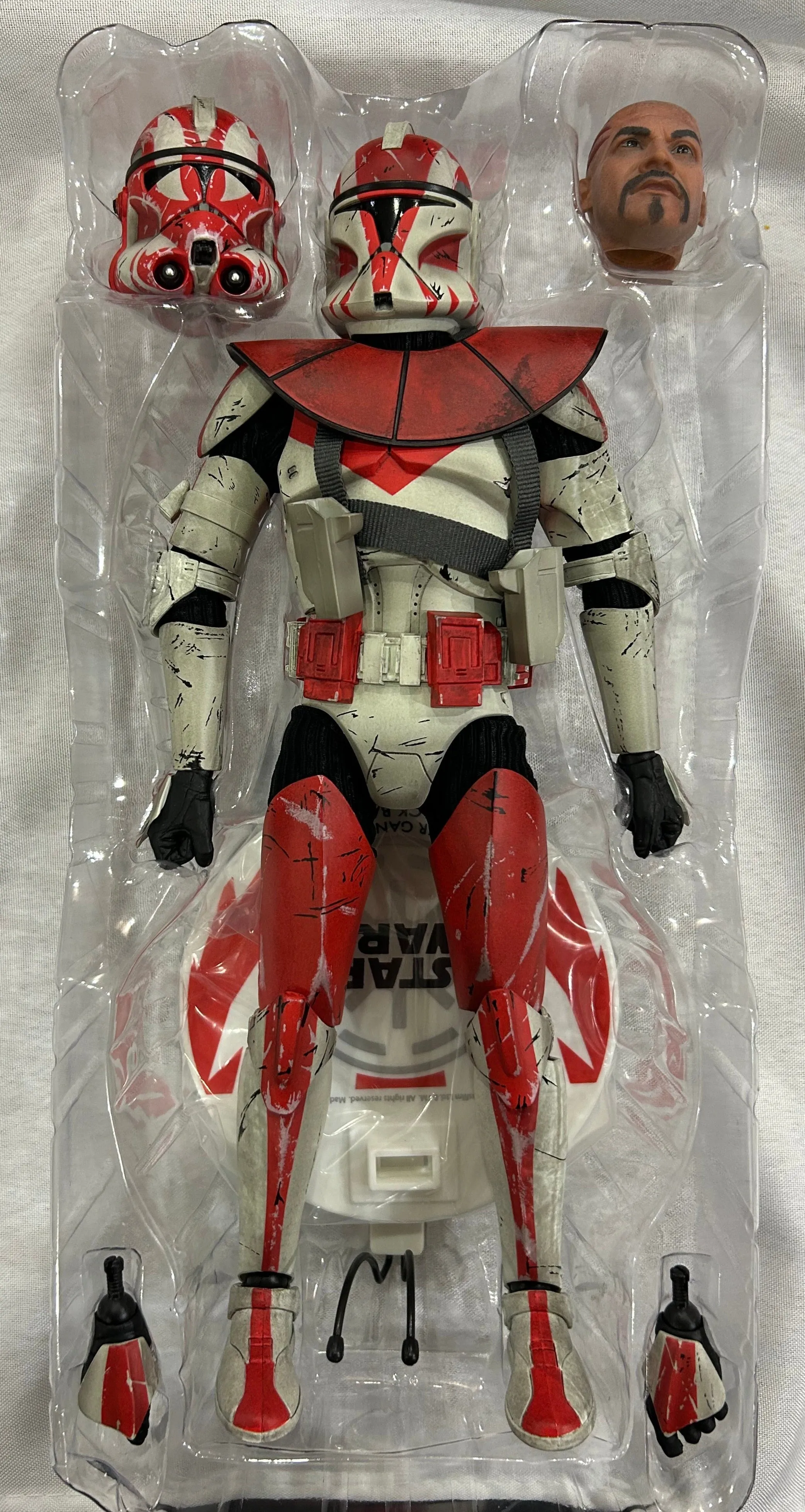 Sideshow Collectible 1/6 Star Wars Militaries of Star Wars 612th Attack Battalion Commander Ganch Sixth Scale Figure *Open Box*