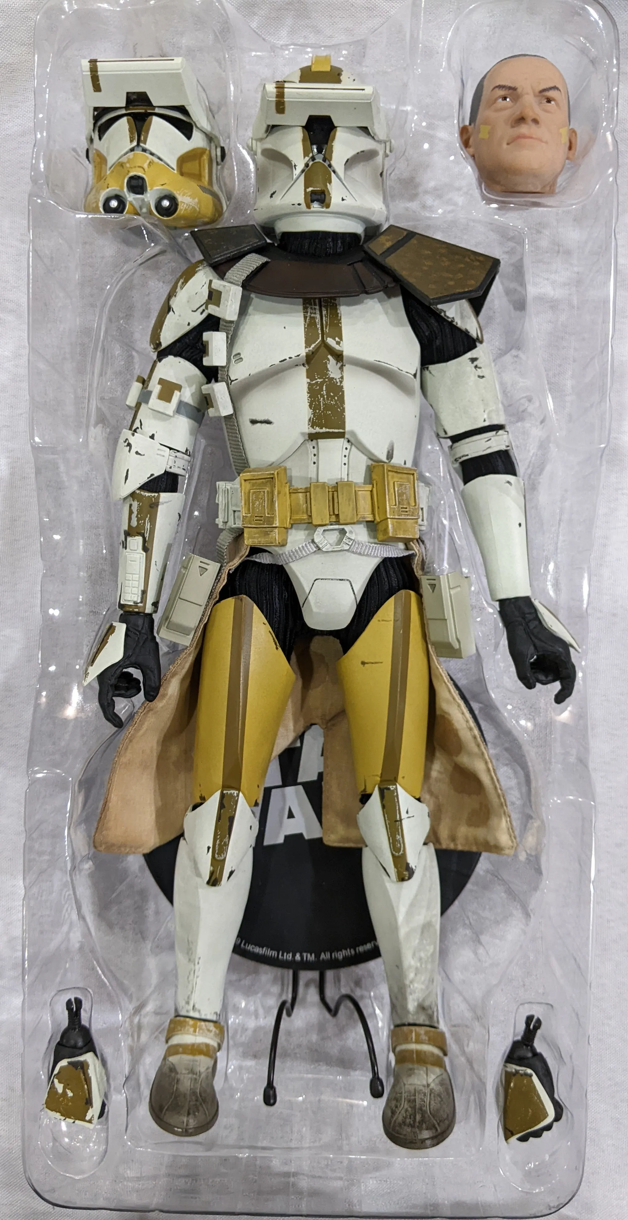 Sideshow Collectible 1/6 Star Wars Militaries of Star Wars Commander Bly 327th Star Corps Sixth Scale Figure *Open Box*