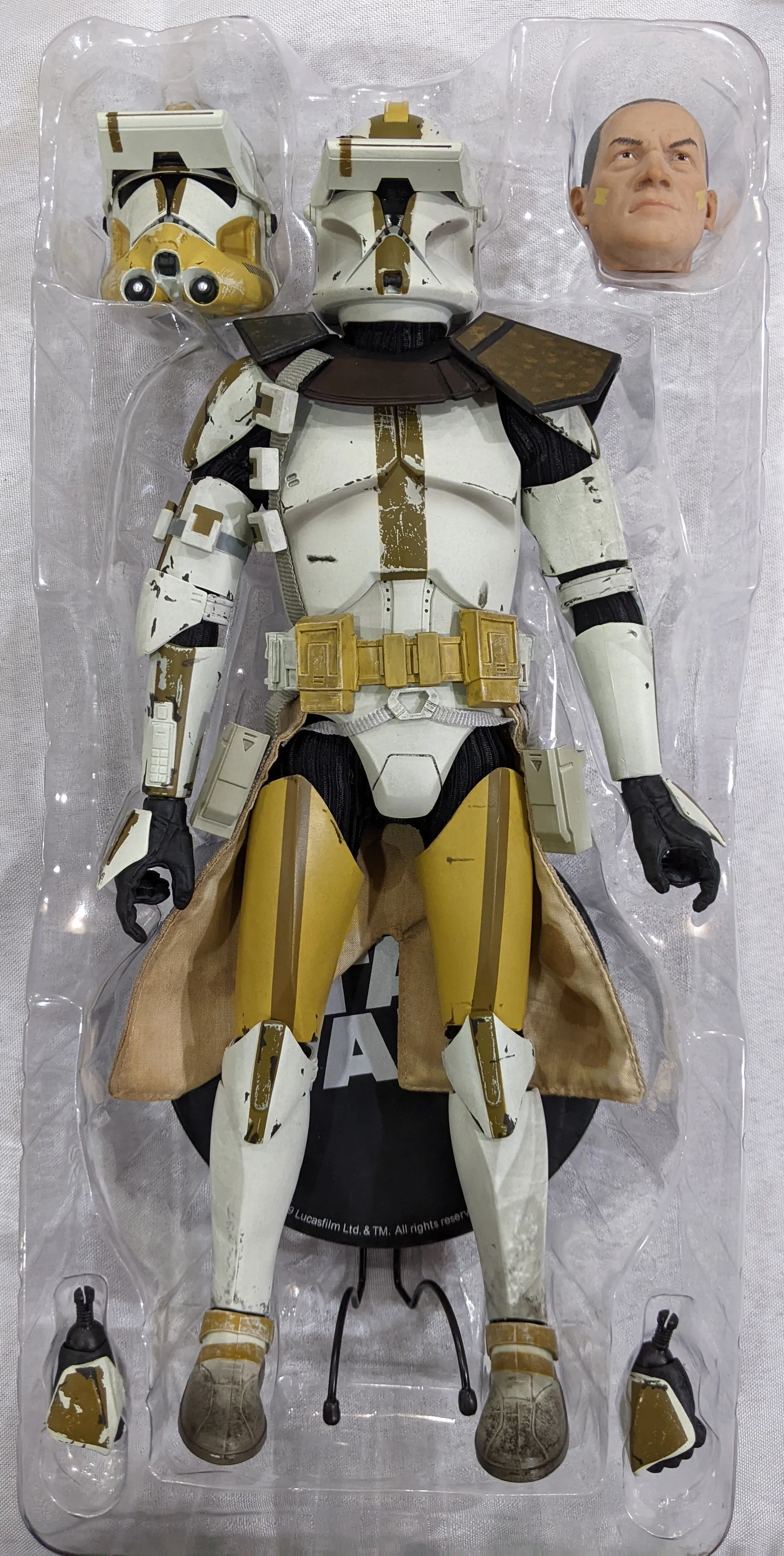 Sideshow Collectible 1/6 Star Wars Militaries of Star Wars Commander Bly 327th Star Corps Sixth Scale Figure *Open Box*