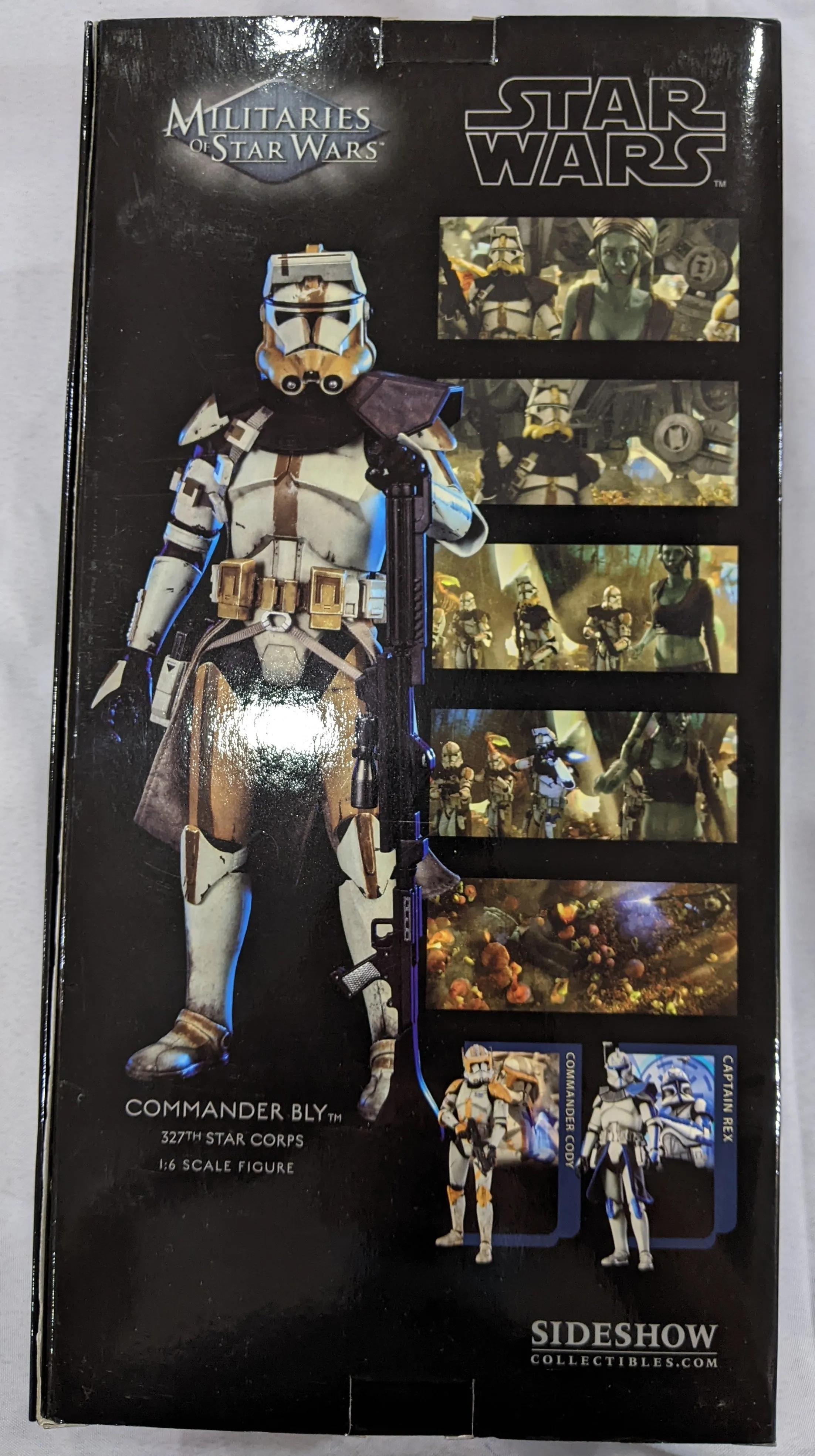 Sideshow Collectible 1/6 Star Wars Militaries of Star Wars Commander Bly 327th Star Corps Sixth Scale Figure *Open Box*