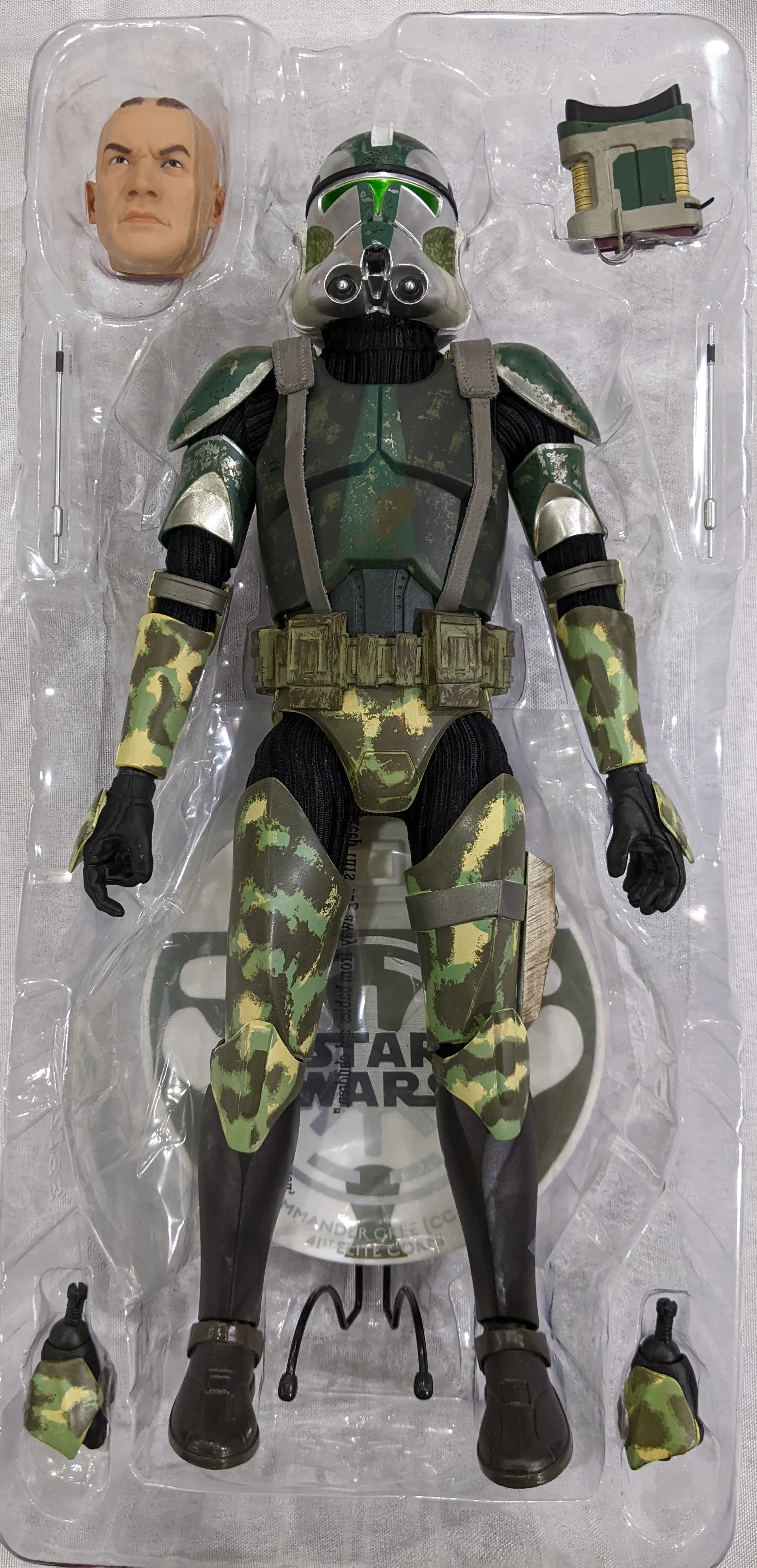 Sideshow Collectible 1/6 Star Wars Militaries of Star Wars Commander Gree 41st Elite Corps Sixth Scale Figure *Open Box*