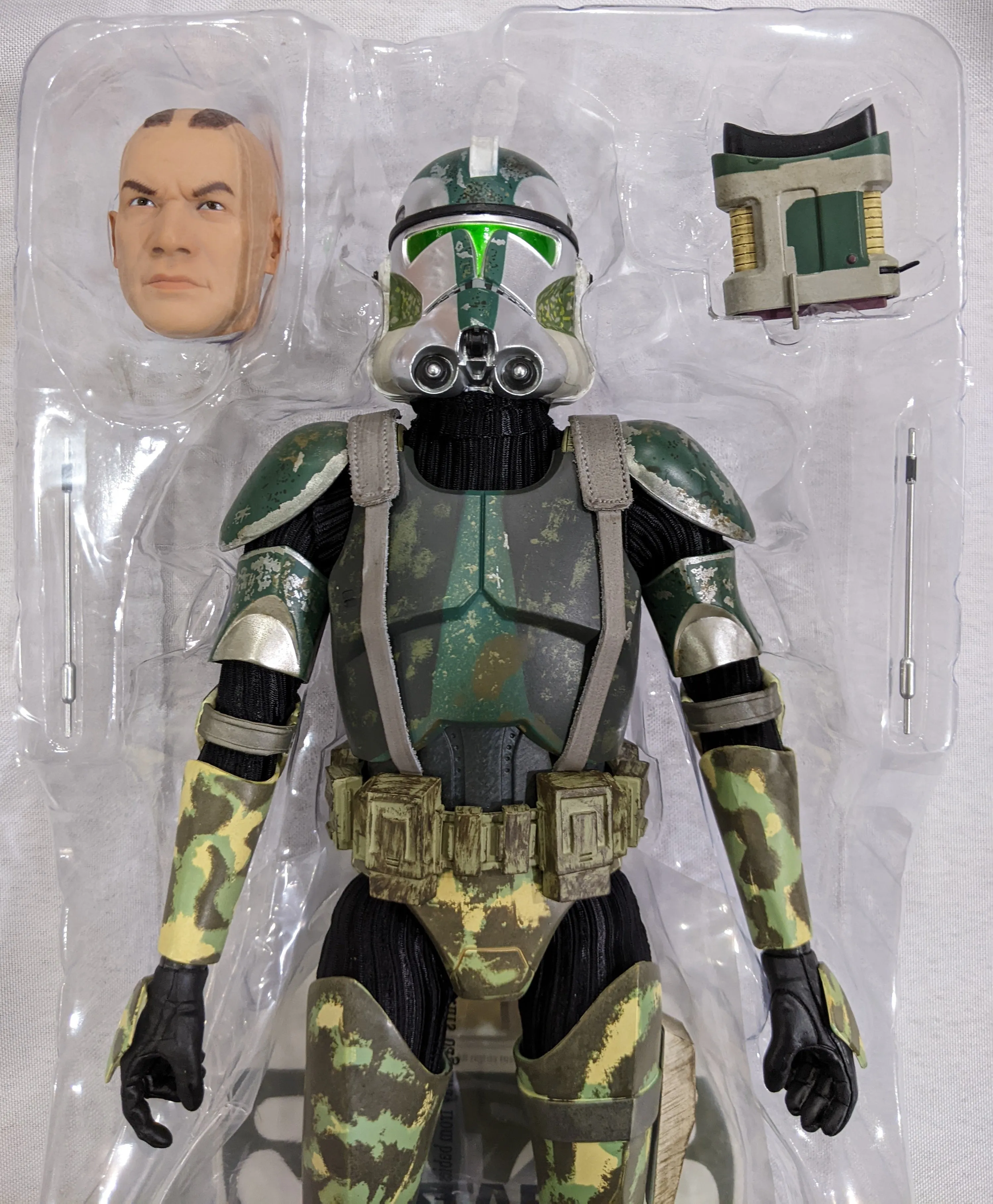 Sideshow Collectible 1/6 Star Wars Militaries of Star Wars Commander Gree 41st Elite Corps Sixth Scale Figure *Open Box*