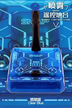 SNAP Toys Base 01 Blue Remote Control Stand Display Smoke LED Base
