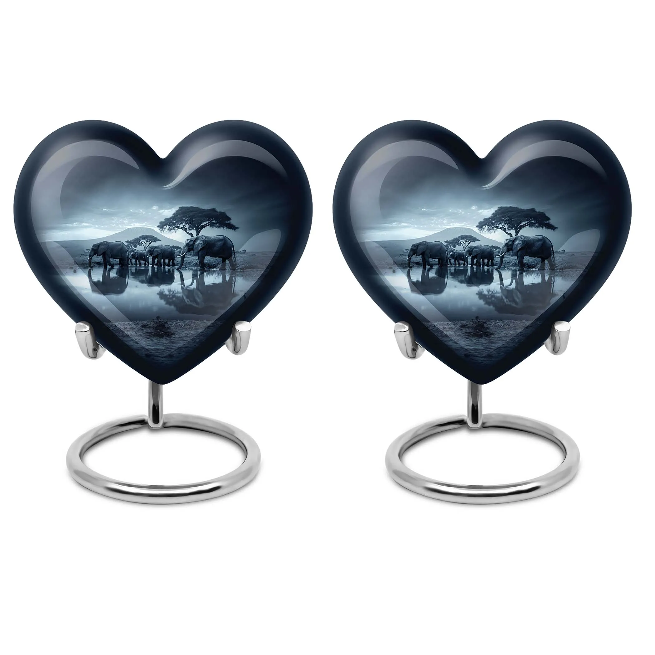 Stately Elephant Tribute: A Cremation Urn for Male Adults