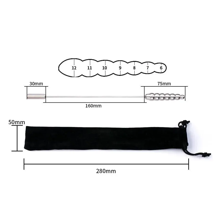 Steel Penis Sounding Rod Sex Toy