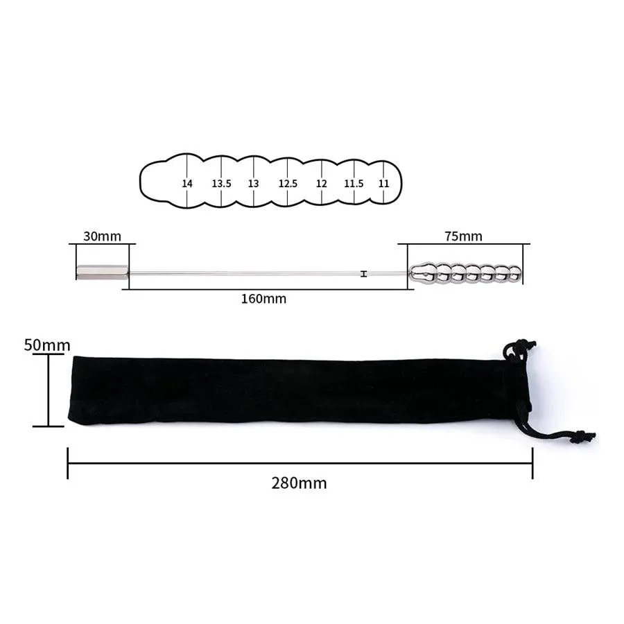 Steel Penis Sounding Rod Sex Toy