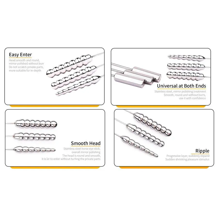 Steel Penis Sounding Rod Sex Toy