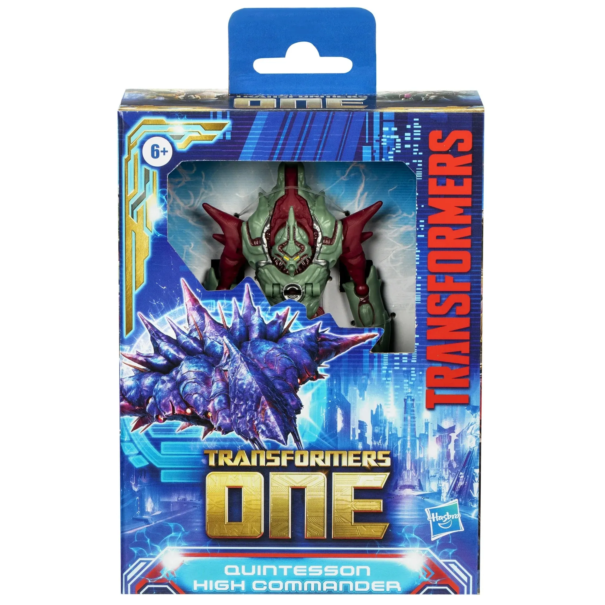 Transformers F9493 One Warrior Class Quintesson High Commander, 5" Action Figures for Kids Age 6 