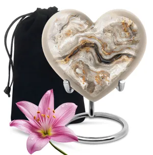 Vibrant Swirl Memorial Urn: The Abstract Tribute to Loved Ones