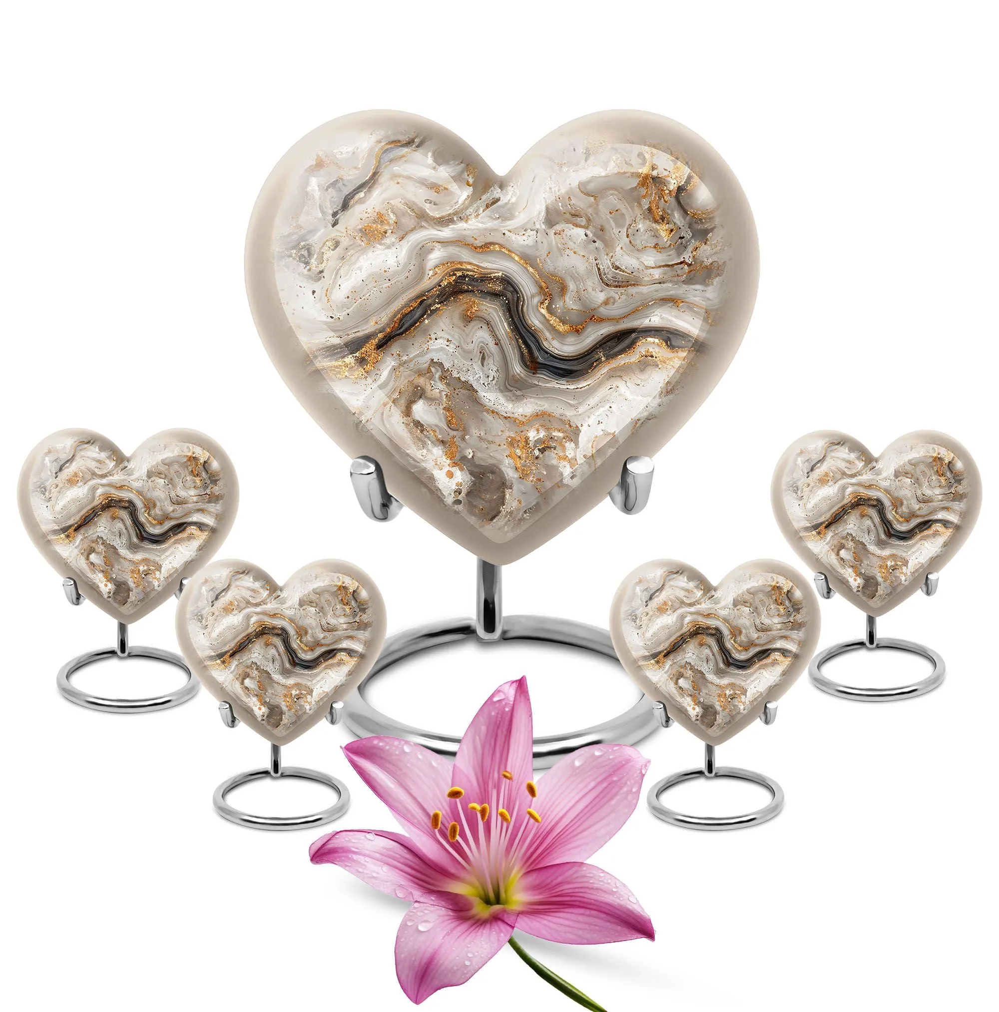 Vibrant Swirl Memorial Urn: The Abstract Tribute to Loved Ones