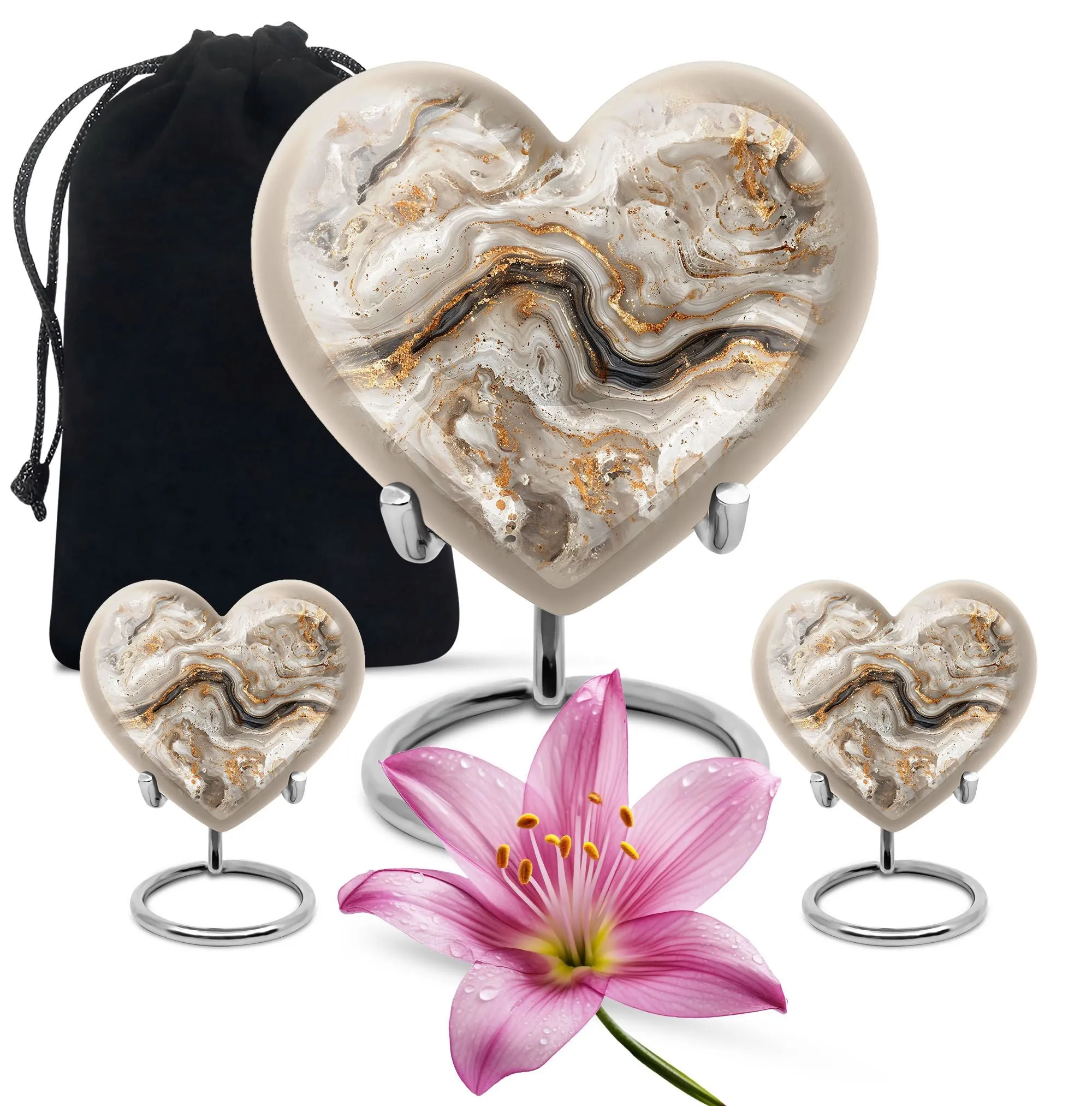 Vibrant Swirl Memorial Urn: The Abstract Tribute to Loved Ones