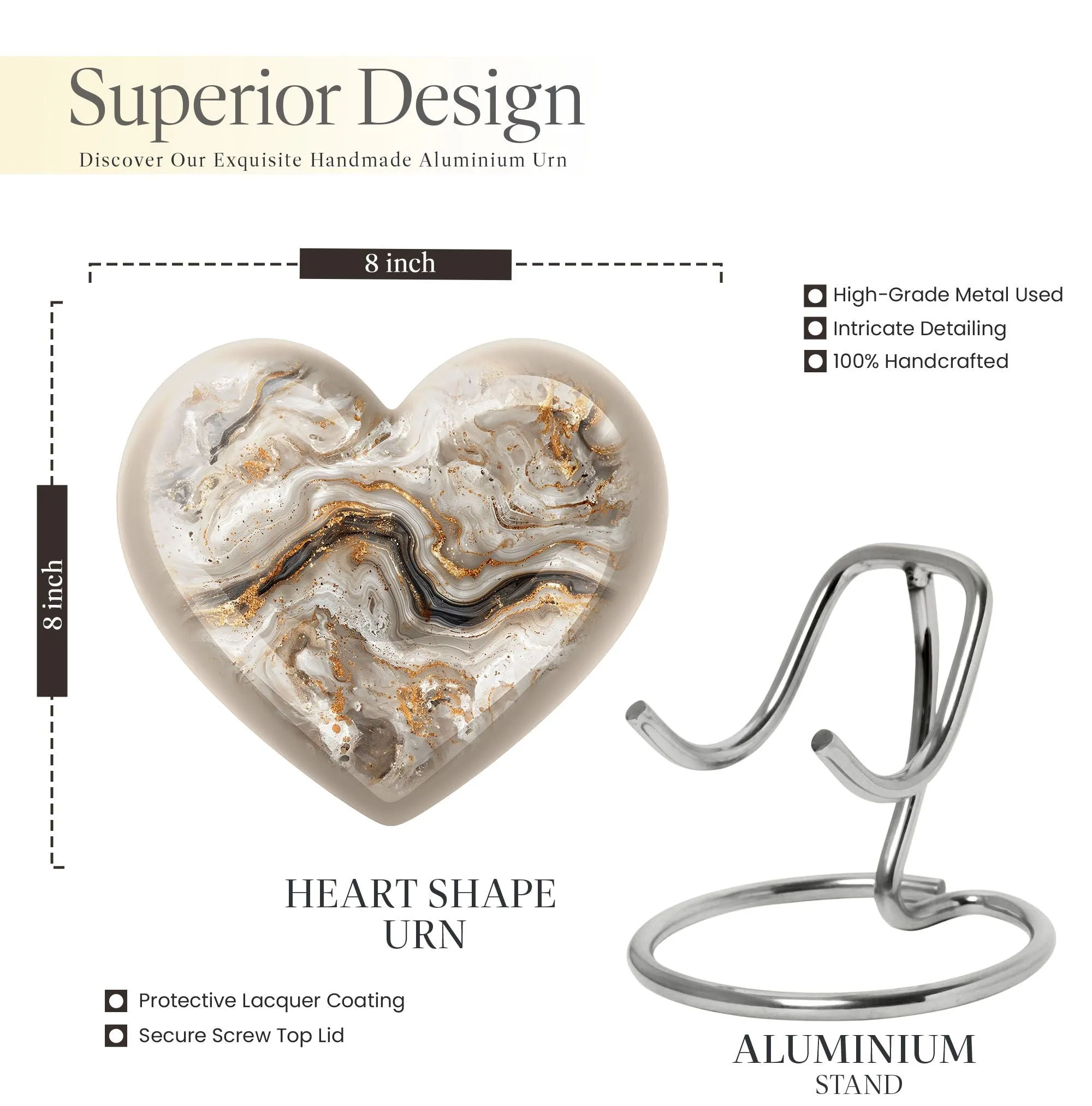 Vibrant Swirl Memorial Urn: The Abstract Tribute to Loved Ones