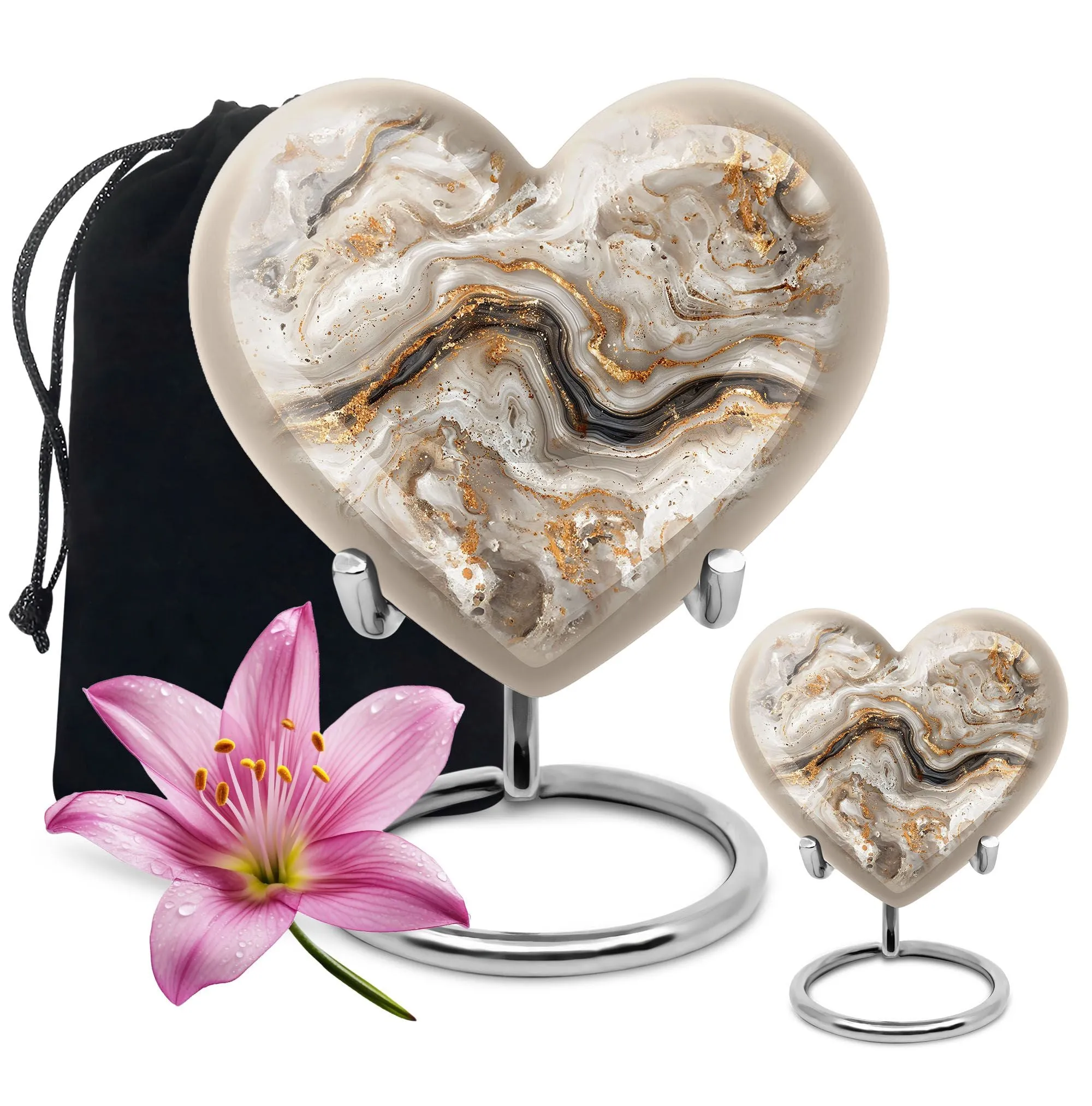 Vibrant Swirl Memorial Urn: The Abstract Tribute to Loved Ones