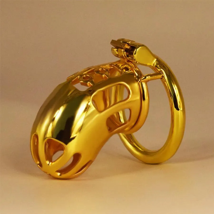 Xinghaoya-100 Gold Male Chastity Cage