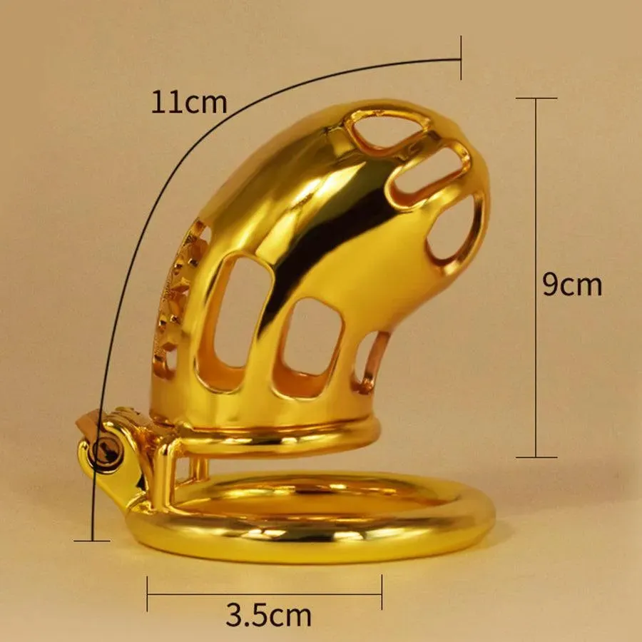 Xinghaoya-100 Gold Male Chastity Cage
