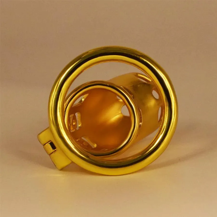 Xinghaoya-100 Gold Male Chastity Cage