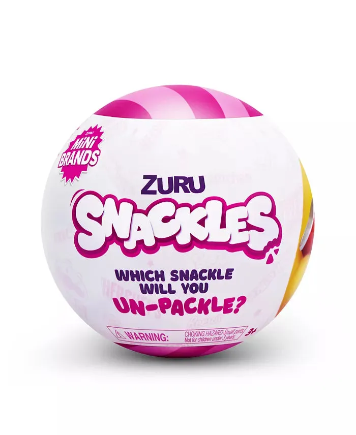 Zuru Snackles Surprise Plush Series 1 - Collectible Soft Toy with Mini Brand Snack